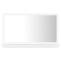  Lustro łazienkowe, białe, 60x10,5x37 cm, płyta wiórowa Lumarko!