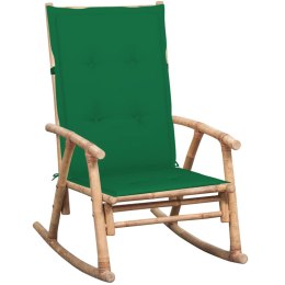  Fotel bujany z poduszką, bambusowy Lumarko!