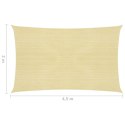  Żagiel przeciwsłoneczny, 160 g/m², beżowy, 2x4,5 m, HDPE Lumarko!