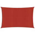  Żagiel przeciwsłoneczny, 160 g/m², czerwony, 3,5x5 m, HDPE Lumarko!