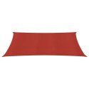  Żagiel przeciwsłoneczny, 160 g/m², czerwony, 3,5x5 m, HDPE Lumarko!