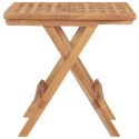  Składany stolik ogrodowy, 50x50x50 cm, lite drewno tekowe Lumarko!