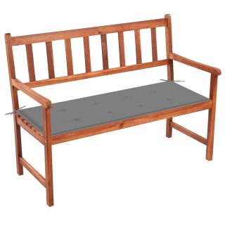  Ławka ogrodowa z poduszką, 120 cm, lite drewno akacjowe Lumarko!