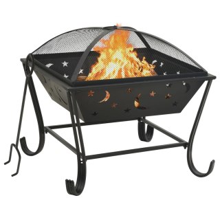  Palenisko z pogrzebaczem, 62 cm, XXL, stal Lumarko!