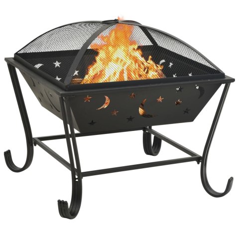  Palenisko z pogrzebaczem, 62 cm, XXL, stal Lumarko!