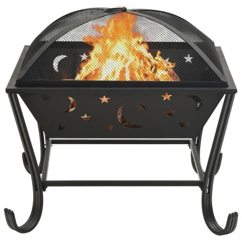  Palenisko z pogrzebaczem, 62 cm, XXL, stal Lumarko!
