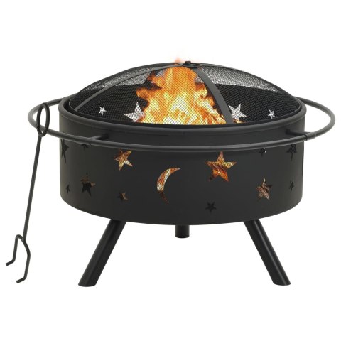  Palenisko z pogrzebaczem, 76 cm, XXL, stal Lumarko!