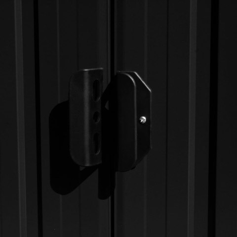  Szopa ogrodowa, antracytowa, 257x990x181 cm, stal galwanizowana Lumarko!