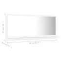  Lustro łazienkowe, białe, 80 x 10,5 x 37 cm, płyta wiórowa Lumarko!