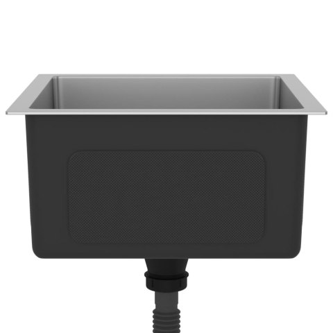  Ręcznie robiony zlew kuchenny z sitkiem, stal nierdzewna Lumarko!