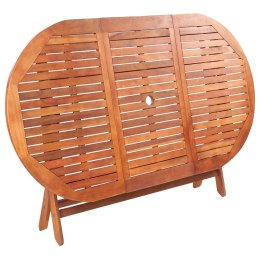  Składany stół ogrodowy, 160x85x75 cm, lite drewno akacjowe Lumarko!