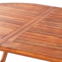  Składany stół ogrodowy, 160x85x75 cm, lite drewno akacjowe Lumarko!