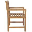  Krzesła ogrodowe, 2 szt., poduszki w kolorze taupe, drewno tekowe Lumarko!