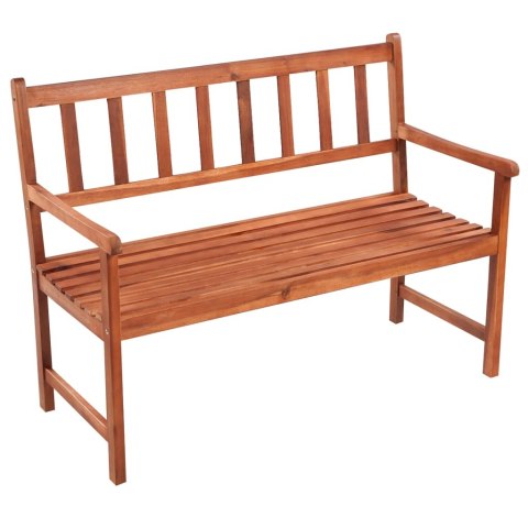  Ławka ogrodowa z poduszką, 120 cm, lite drewno akacjowe Lumarko!