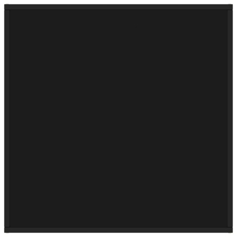  Stolik herbaciany, czarny, czarne szkło, 80x80x35 cm Lumarko!