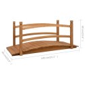  Mostek ogrodowy, 140x60x60 cm, lite drewno jodłowe Lumarko!