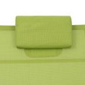 Leżak, aluminium i tworzywo textilene, zielony  Lumarko!