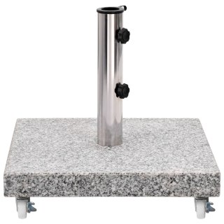  Podstawa pod parasol, granitowa, 30 kg, kwadratowa, szara Lumarko!