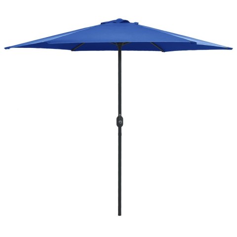  Parasol ogrodowy na słupku aluminiowym, 270x246 cm, lazurowy Lumarko!