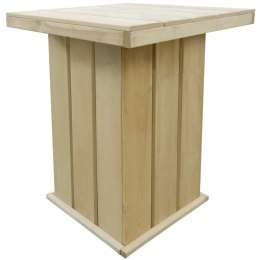  Stolik barowy, 75x75x110 cm, impregnowane drewno Lumarko!
