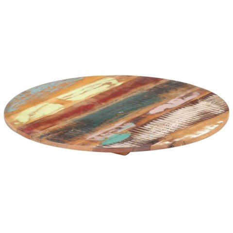  Okrągły blat stołu, 60 cm, 15-16 mm, lite drewno odzyskane Lumarko!