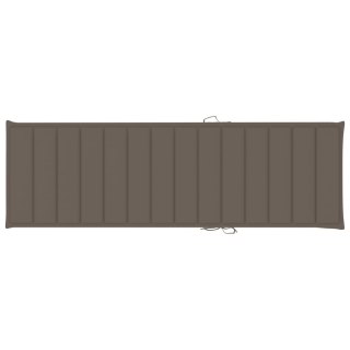  Poduszka na leżak, kolor taupe, 200x60x4 cm, tkanina Lumarko!