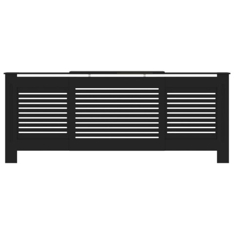  Osłona na kaloryfer, MDF, czarna, 205 cm Lumarko!