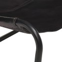  Krzesło wypoczynkowe, czarne, skóra naturalna Lumarko!
