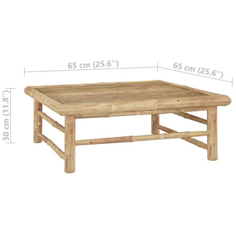  2-cz. zestaw mebli do ogrodu, ciemnoszare poduszki, bambus Lumarko!