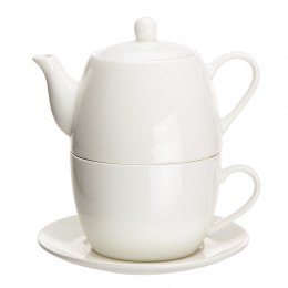  Regular Zestaw Do Herbaty Tea For One Opaska Pvc Porcelana Kremowa Lumarko!