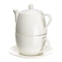  Regular Zestaw Do Herbaty Tea For One Opaska Pvc Porcelana Kremowa Lumarko!