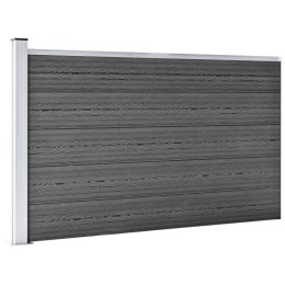  Panel ogrodzeniowy, WPC, 175x105 cm, czarny Lumarko!