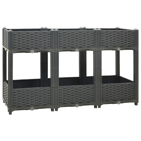  Donica do podniesionej rabaty, 120x40x71 cm, polipropylen Lumarko!