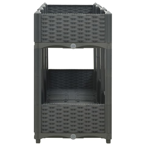  Donica do podniesionej rabaty, 120x40x71 cm, polipropylen Lumarko!