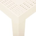  Stolik ogrodowy, biały, 79 x 65 x 72 cm, plastikowy Lumarko!