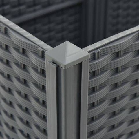  Donica do podniesionej rabaty, 120x40x38 cm, polipropylen Lumarko!