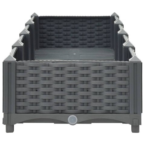  Donica do podniesionej rabaty, 160x40x23 cm, polipropylen Lumarko!