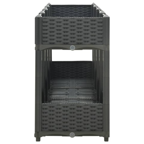  Donica do podniesionej rabaty, 160x40x71 cm, polipropylen Lumarko!