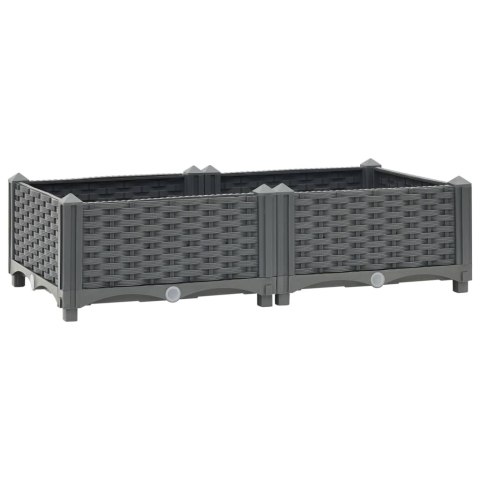  Donica do podniesionej rabaty, 80x40x23 cm, polipropylen Lumarko!