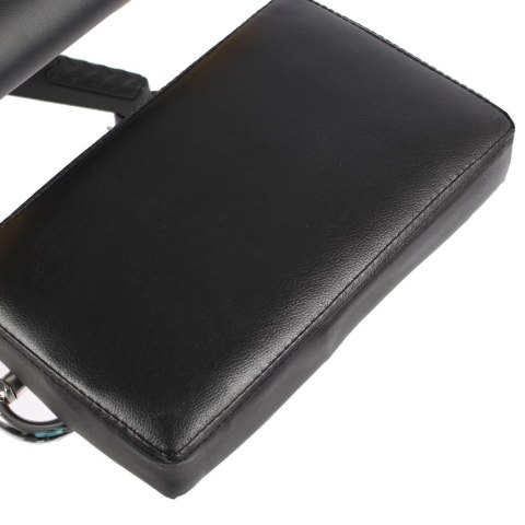  Obrotowy fotel gamingowy z podnóżkiem, niebieski, PVC Lumarko!