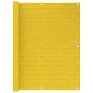  Parawan balkonowy, żółty, 120x400 cm, HDPE Lumarko!