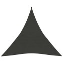  Żagiel przeciwsłoneczny, 160 g/m², antracytowy, 3x3x3 m, HDPE Lumarko!