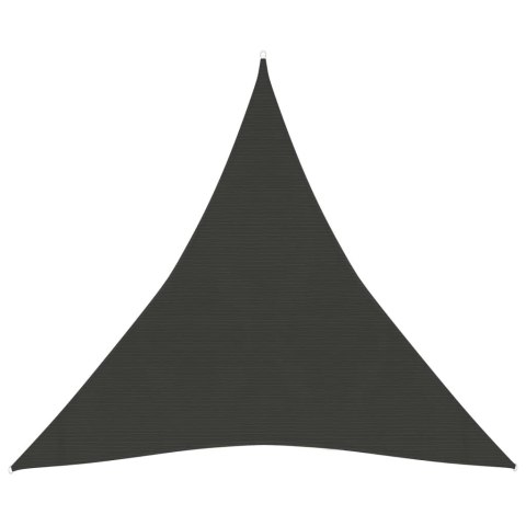  Żagiel przeciwsłoneczny, 160 g/m², antracytowy, 3x3x3 m, HDPE Lumarko!