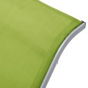  Leżak z tworzywa textilene i aluminium, zielony Lumarko!