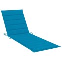  Poduszka na leżak, niebieska, 200x60x4 cm, tkanina Lumarko!