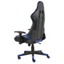  Obrotowy fotel gamingowy, niebieski, PVC Lumarko!
