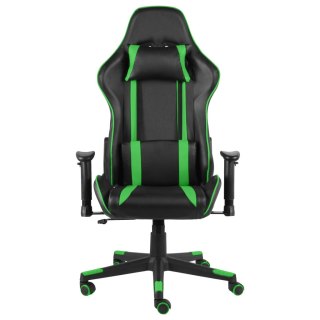  Obrotowy fotel gamingowy, zielony, PVC Lumarko!