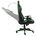  Obrotowy fotel gamingowy, zielony, PVC Lumarko!