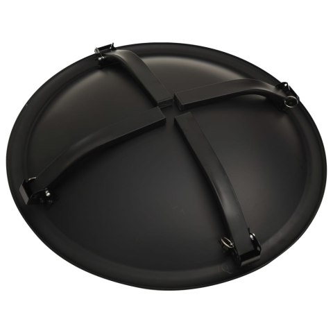  Palenisko i grill 2-w-1, z pogrzebaczem, 56x56x49 cm, stal Lumarko!