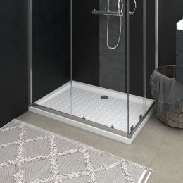Lumarko Brodzik prysznicowy z wypustkami, biały, 70x100x4 cm, ABS